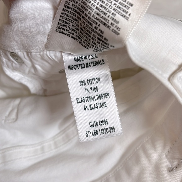 💚Citizens of Humanity by Jerome Dahan Women’s White Skinny Jeans, Size 29 - Picture 9 of 10